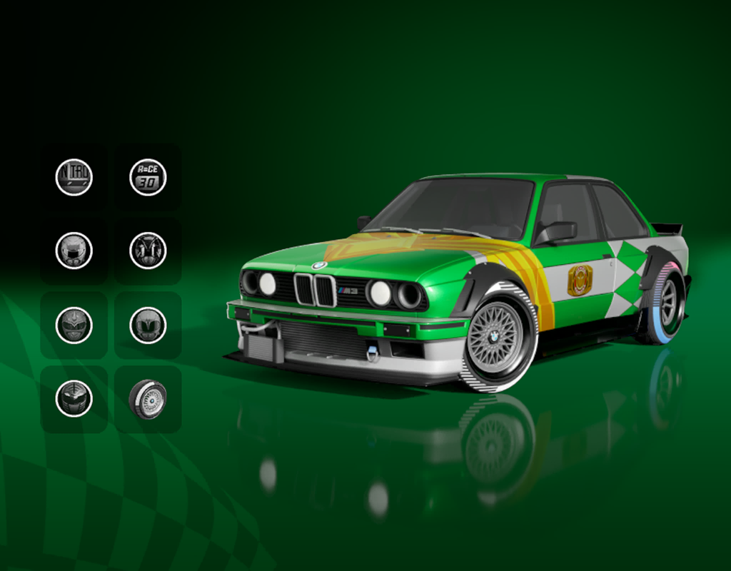 Lote de BMW E30 + Power Rangers Fortnite