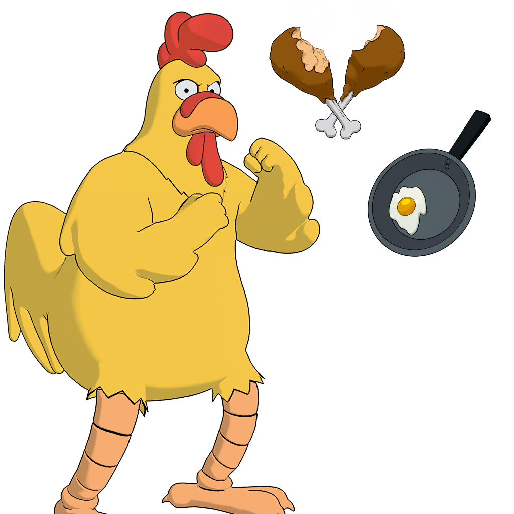 Pacotão O Frango Gigante Fortnite