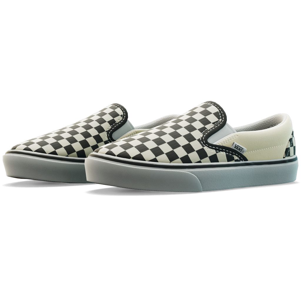 Vans Classic Slip-On Checkerboard 'Black/Off White' Fortnite