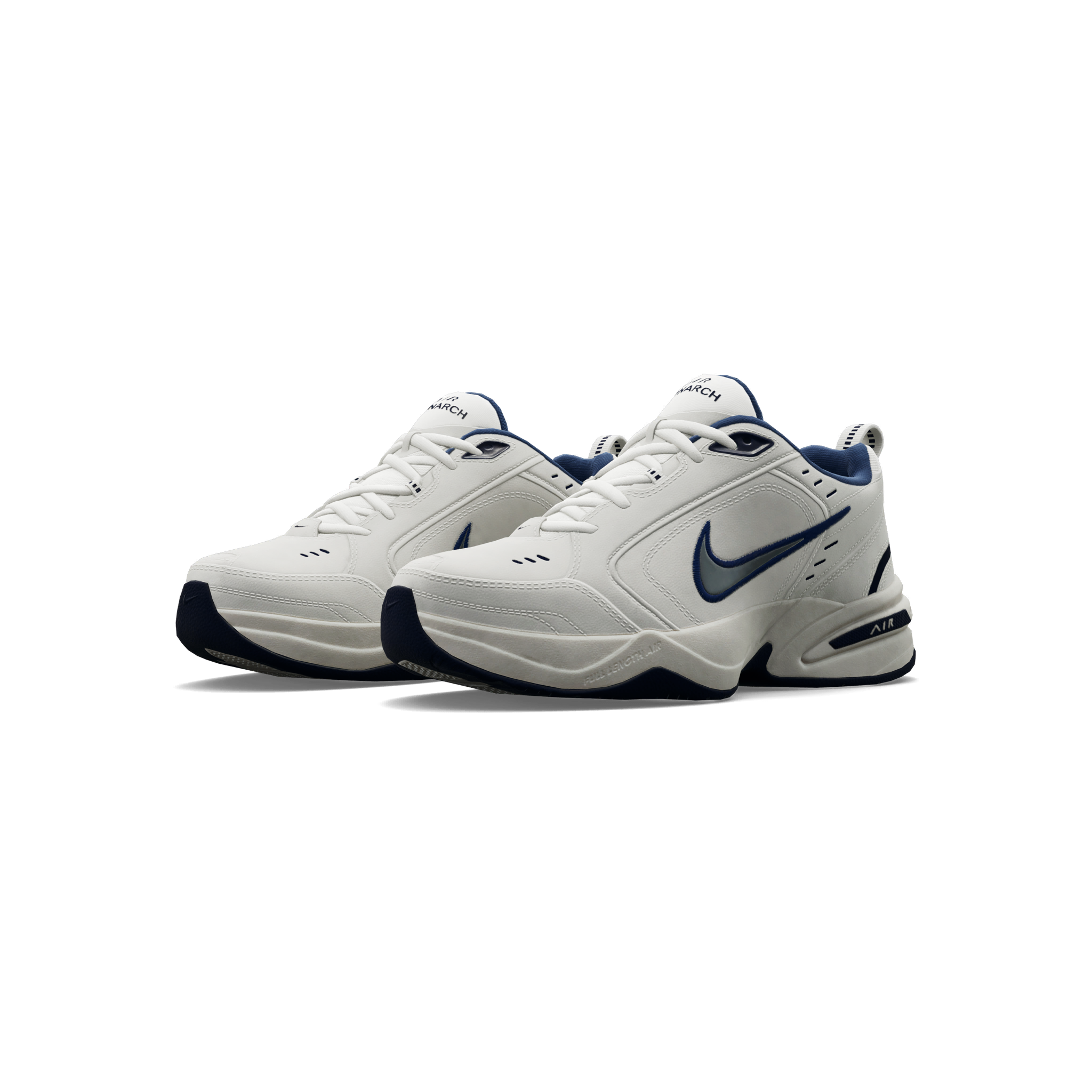 Nike Air Monarch IV 'White/Metallic Silver' Fortnite
