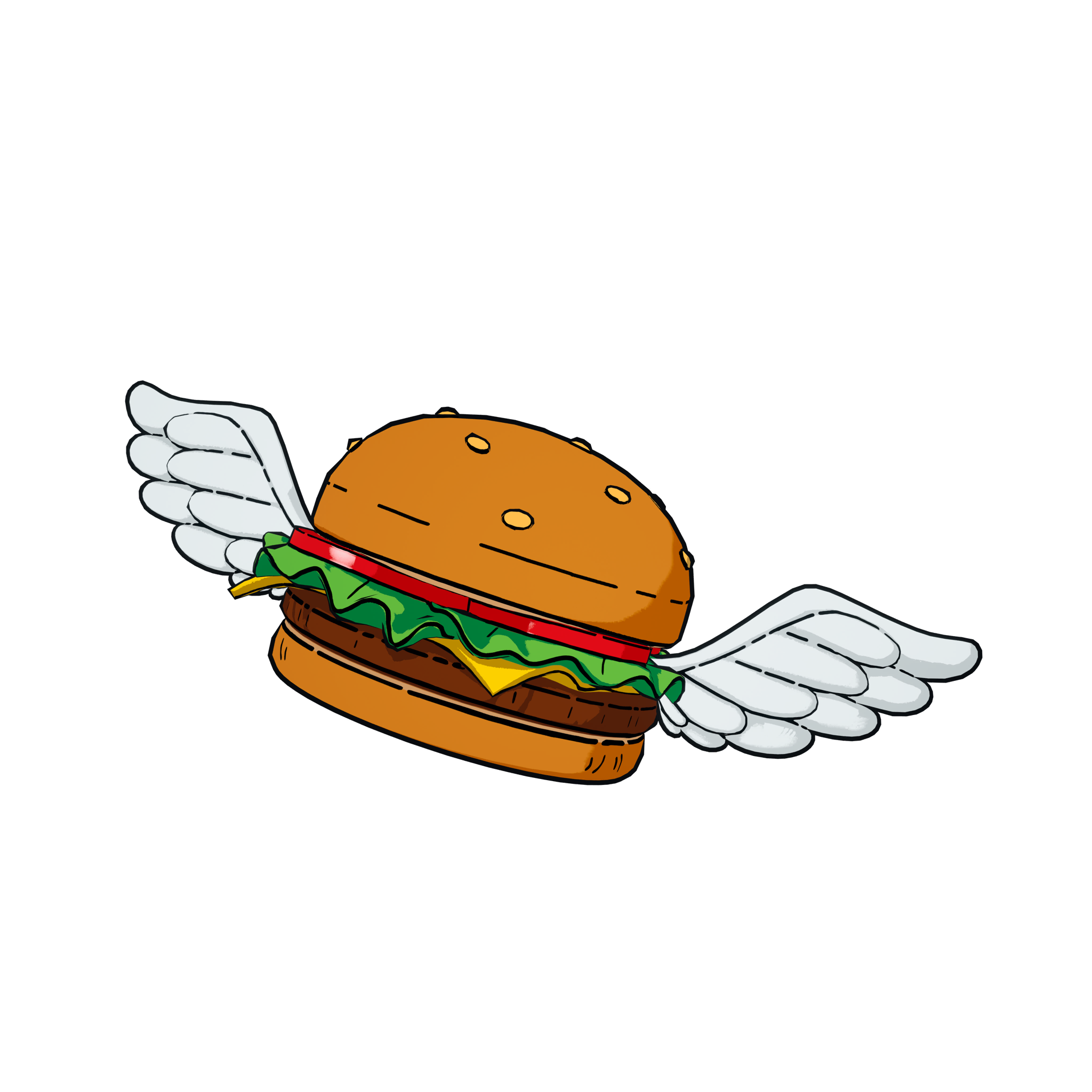 Hambúrguer Alado Fortnite
