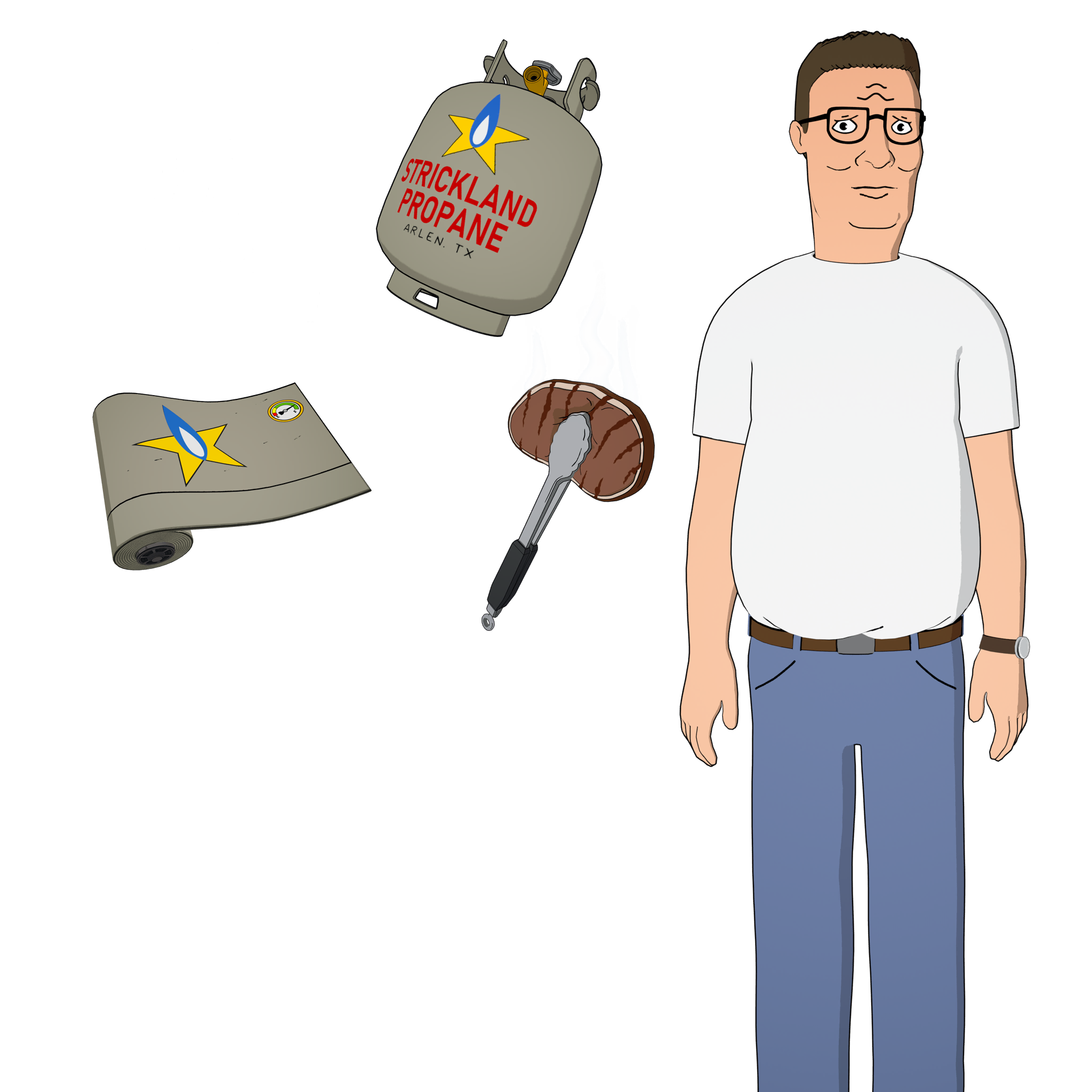 Pacotão Hank Hill Fortnite