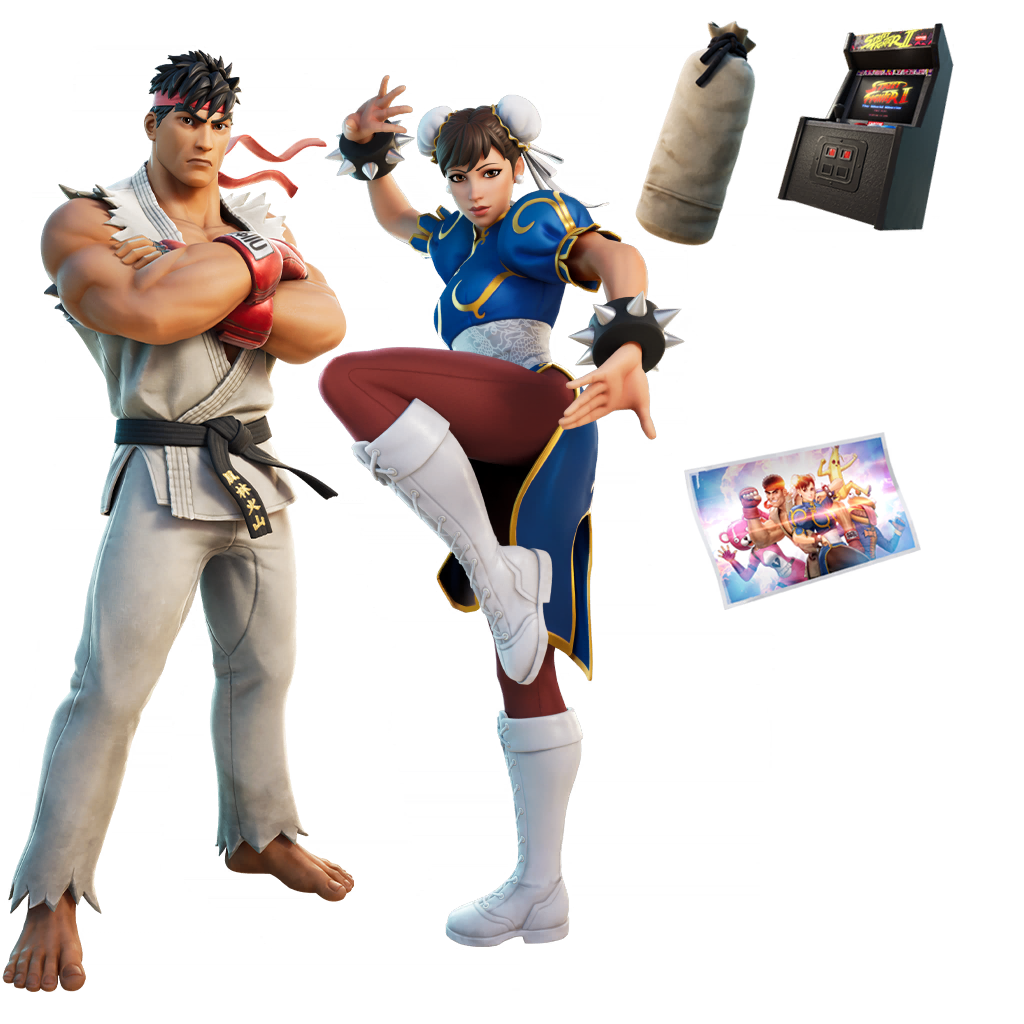Ryu & Chun-Li Bundle Fortnite
