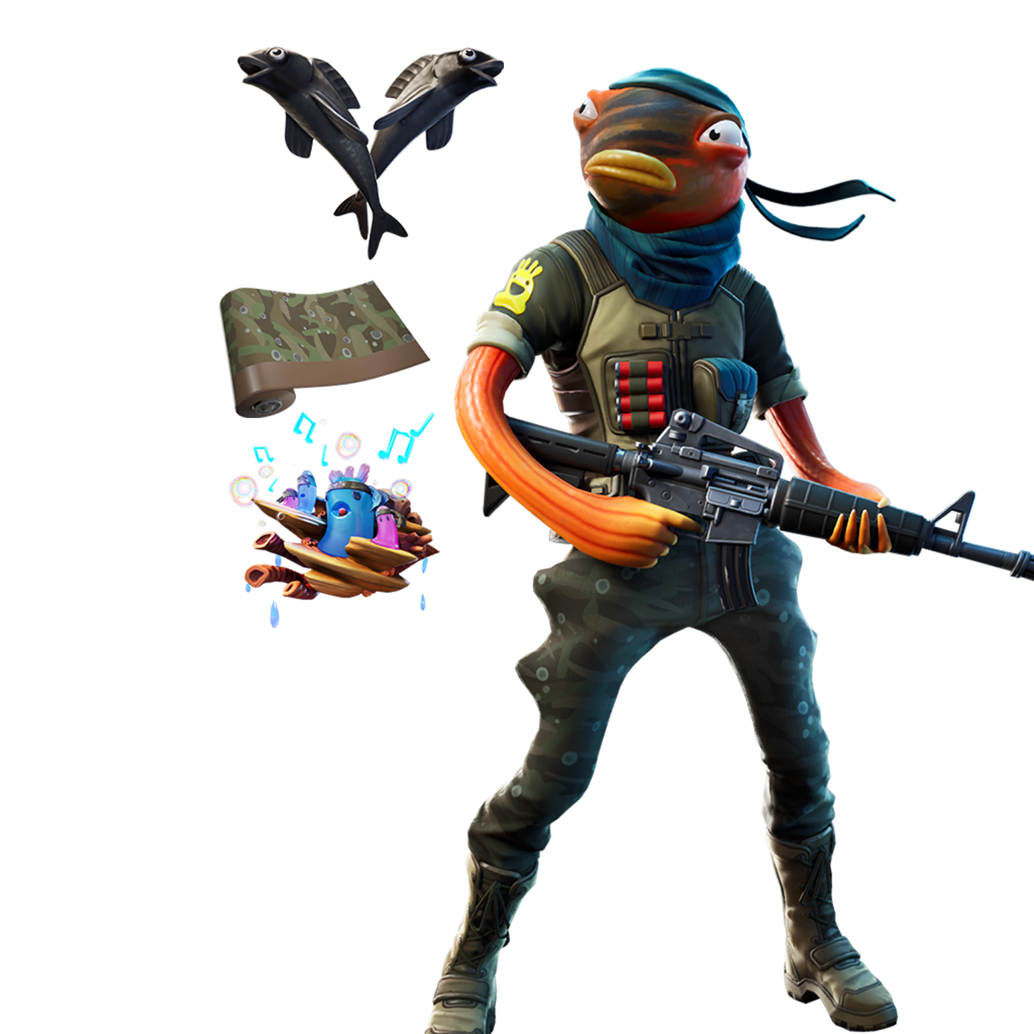 Lote de Pez gatillo Fortnite